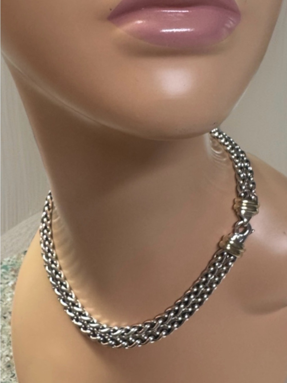 Davud Yurman double wheat Sterling & 585 14kt excellent shape
